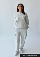 Cargo Wide Leg Sweatpants - MES AMIES