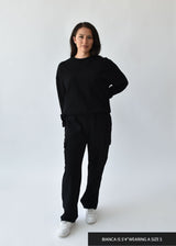 Cargo Wide Leg Sweatpants - MES AMIES