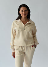Essentials Sweatpants - Cream - MES AMIES
