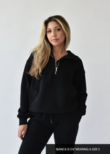 Essentials Quarter Zip - MES AMIES