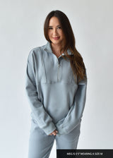 Essentials Quarter Zip - MES AMIES