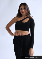 Cold Shoulder Long Sleeve - MES AMIES