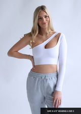 Cold Shoulder Long Sleeve - MES AMIES