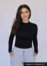 Mock Neck - MES AMIES