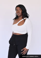 Cold Shoulder Long Sleeve - MES AMIES