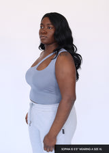 Cold Shoulder Tank - MES AMIES