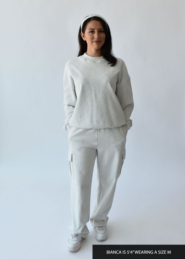 Cargo Wide Leg Sweatpants